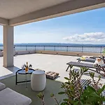Villa Seaview Elza With Heated Pool, Summer Kitchen, Gym, Seaviews