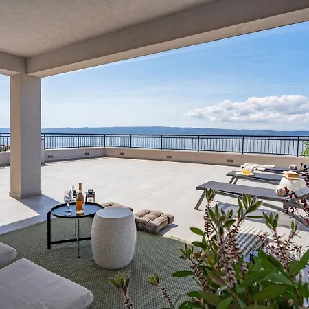Βίλα Seaview Elza With Heated Pool, Summer Kitchen, Gym, Seaviews