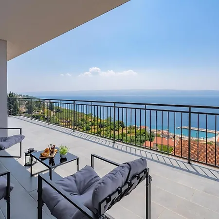 Βίλα Seaview Elza With Heated Pool, Summer Kitchen, Gym, Seaviews *