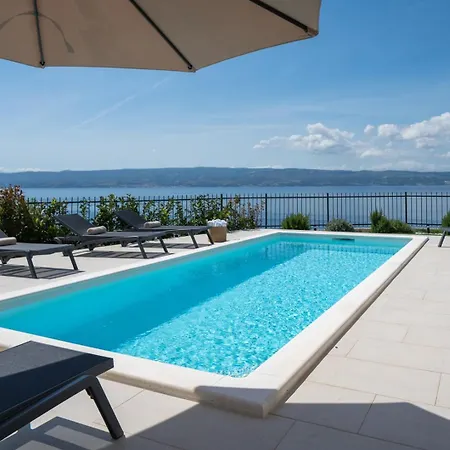 Βίλα Seaview Elza With Heated Pool, Summer Kitchen, Gym, Seaviews